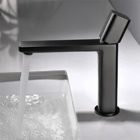 gun grey bathroom basin faucets solid brass sink mixer hot cold single handle deck mounted lavatory unique design taps black