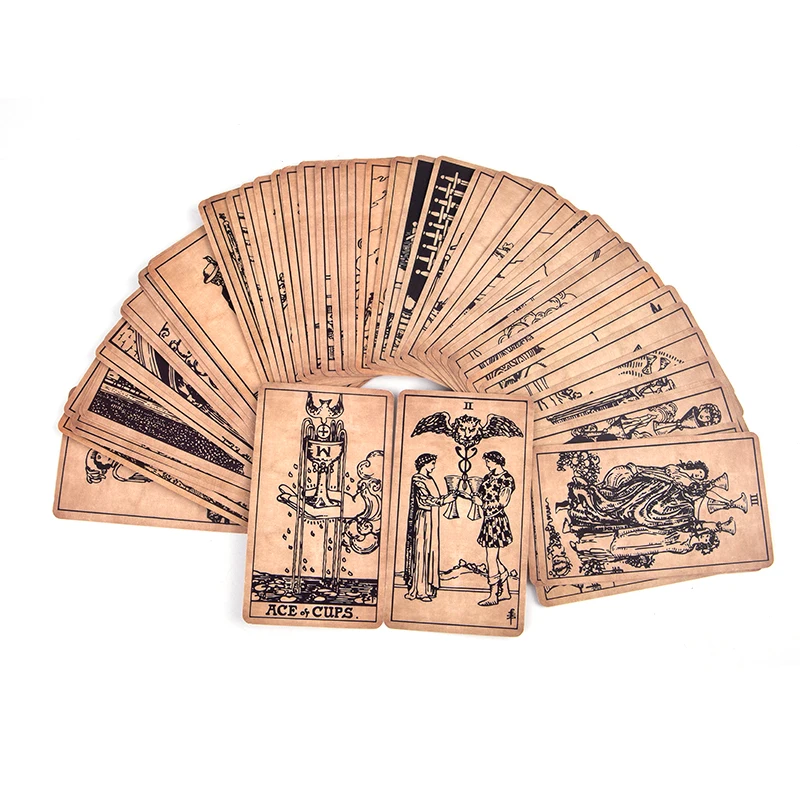 78Pcs The Neo Rider Tarot Collection Tarot Cards Prophecy English Board Game