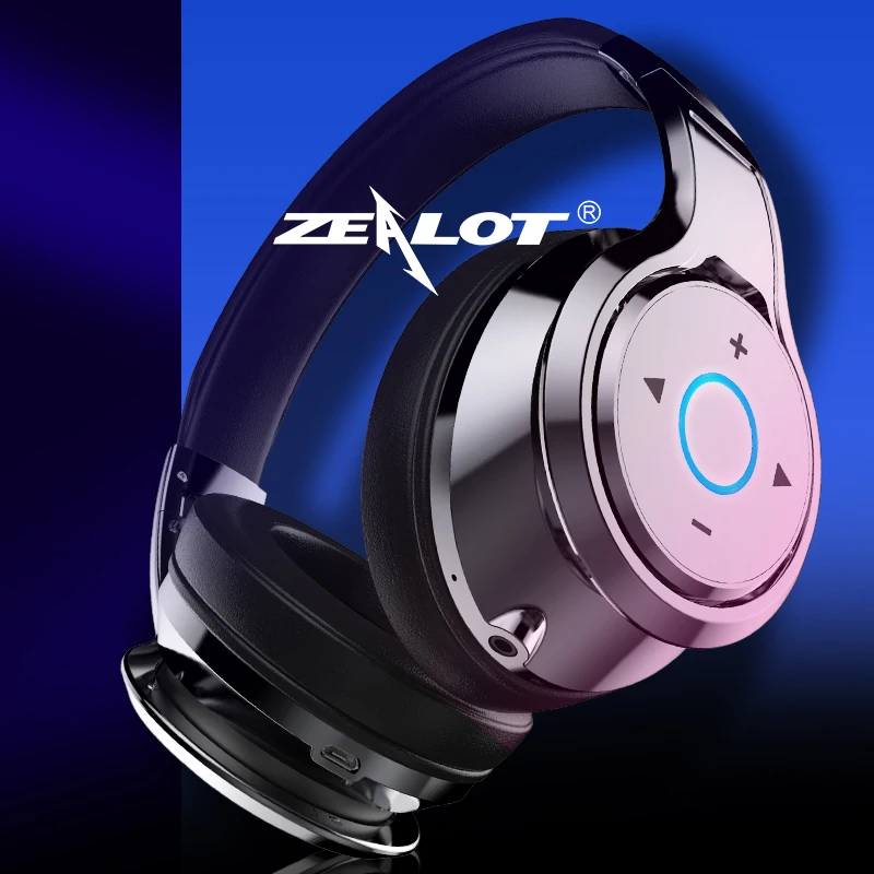 Накладные Bluetooth наушники ZEALOT B22 стерео bluetooth гарнитура беспроводные с басами