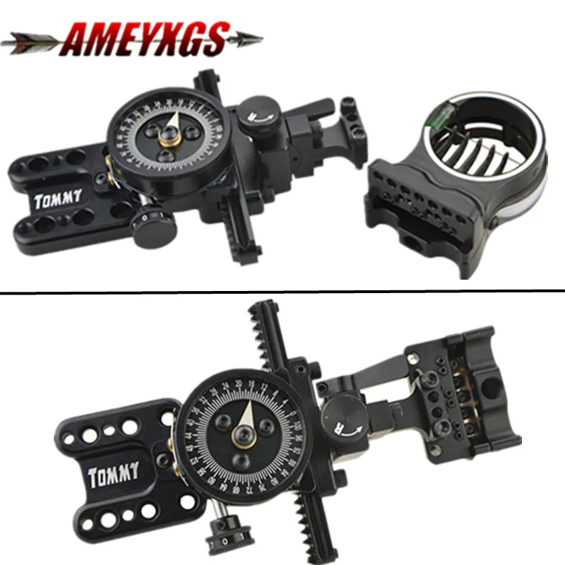 

1 шт. лук для стрельбы из лука блочный лук для правой руки 5-Контактный лук для стрельбы из лука Регулируемый микро-указатель для уличной охот...