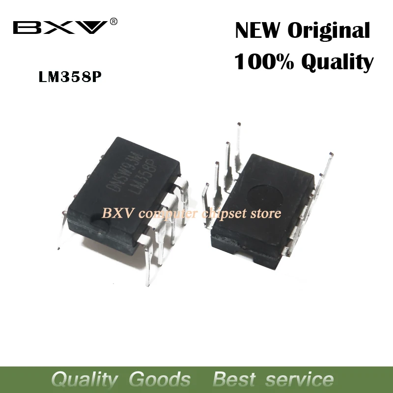 10 шт. LM358P DIP8 LM358 DIP LM358N DIP-8 358P новый оригинальный IC