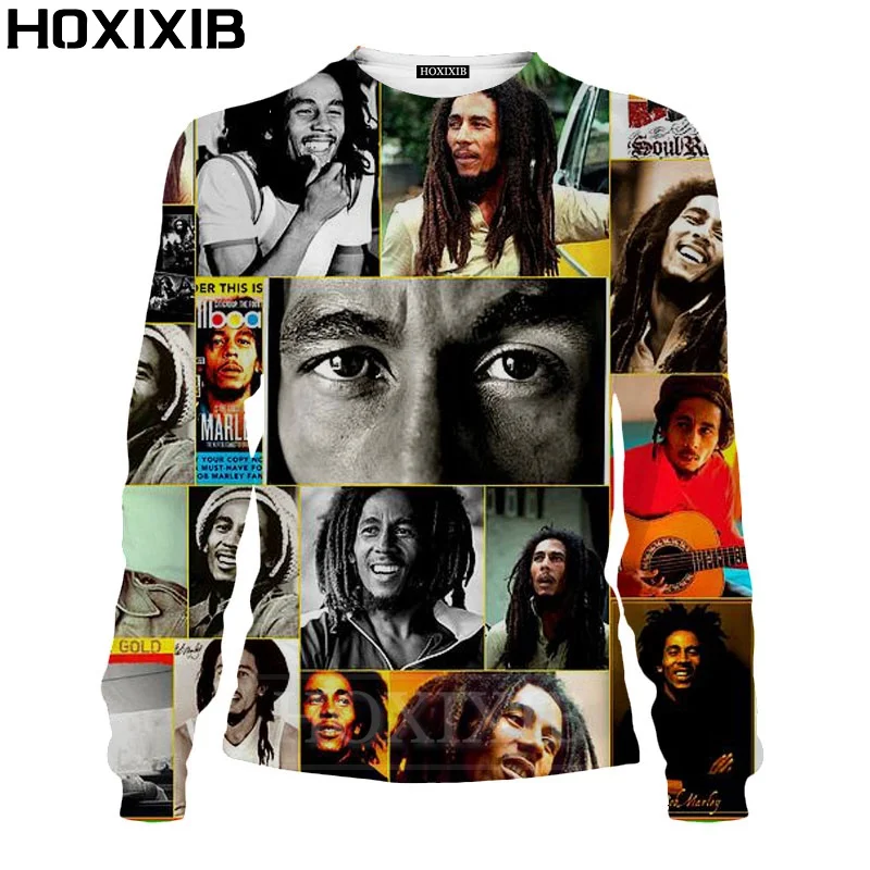 Толстовка HOXIXIB Мужская с длинным рукавом в стиле хип-хоп рок-гги | одежда