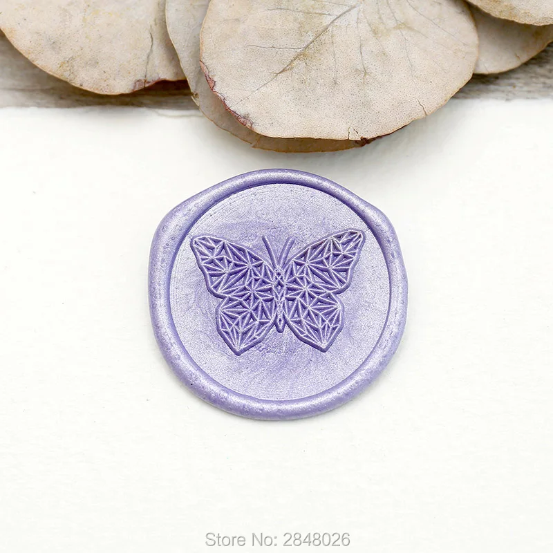 Печать с воском бабочкой свадебный подарок деревянный печать индивидуальным