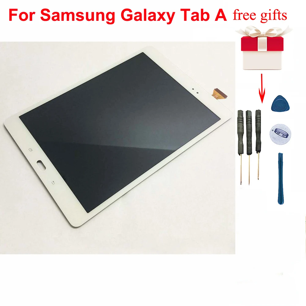 

For Samsung Galaxy Tab A 9.7" SM-T550 T550 LCD Display Monitor Module Touch Screen Digitizer Panel Sensor Assembly Replacement