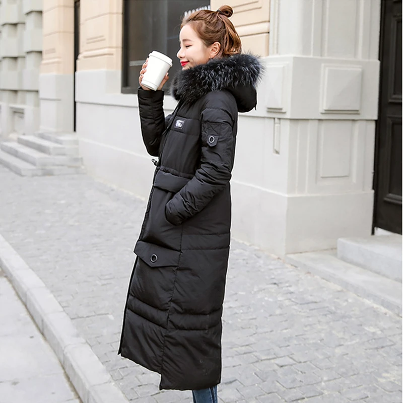 Зимние женские куртки с подкладкой 2020 пальто большим меховым воротником верхняя