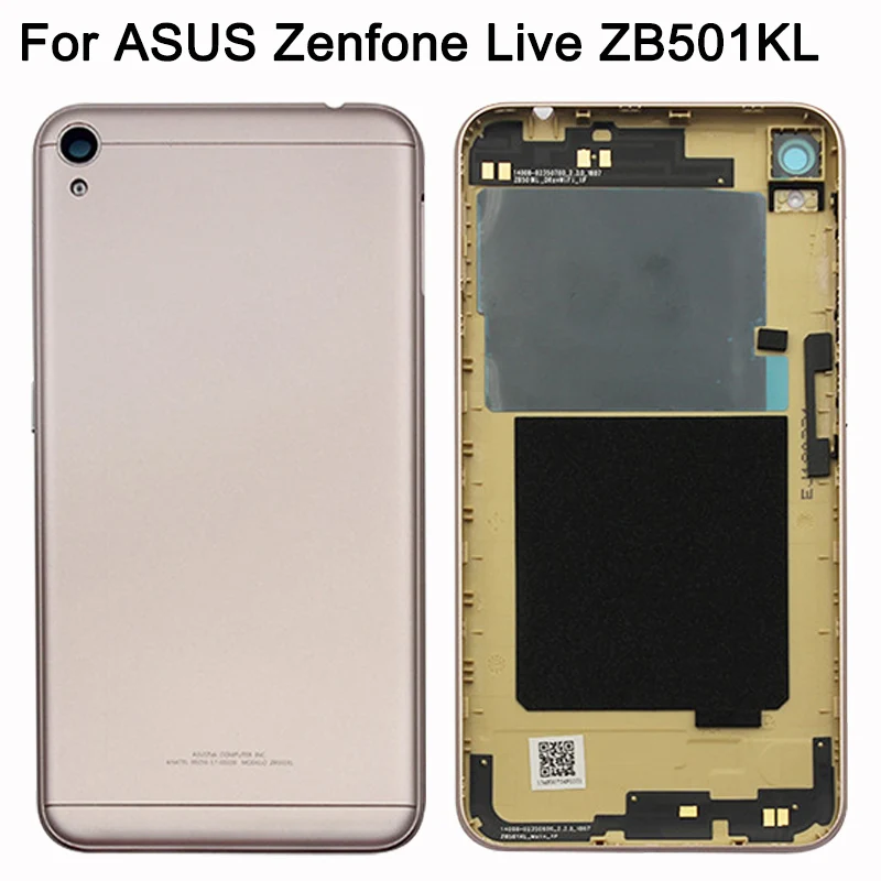 Новый чехол для аккумулятора ZB501KL задняя крышка ASUS Zenfone Live Задняя стеклянная