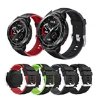 Ремешок спортивный для Honor Watch GS Pro силиконовый, двухцветный браслет для Honor Magic 2 46 мм, аксессуары для Huawei GT 2 ProGT 2E, 22 мм