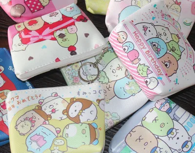 Кошельки IVYYE Sumikko Gurashi из искусственной кожи в стиле аниме кошельки для мелочи с