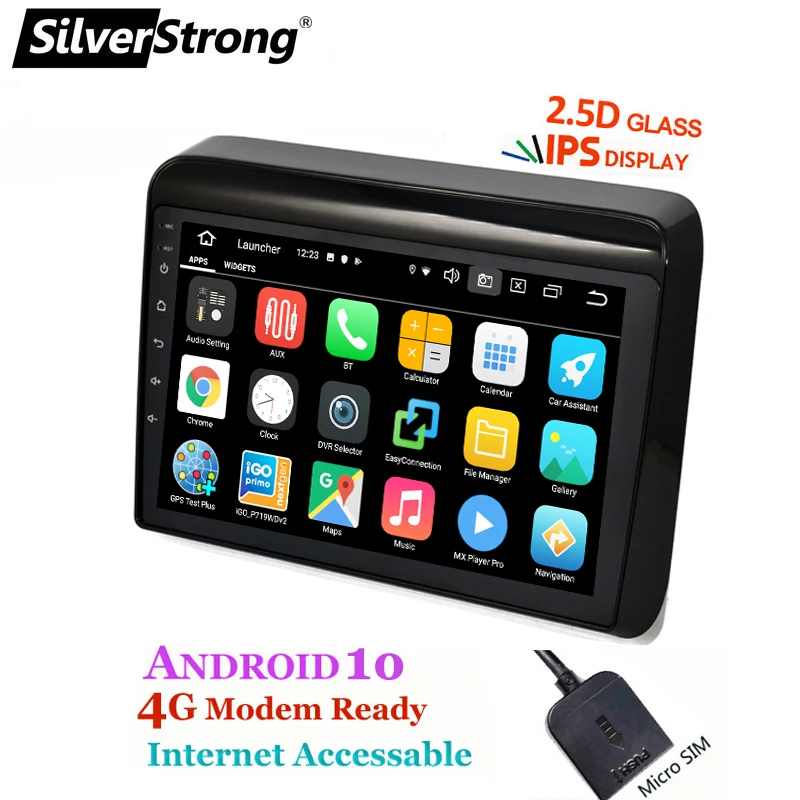 SilverStrong IPS Android10.0 автомобильный аудио для Suzuki Ertiga Android Maruti 2018 + Carplay GPS DSP