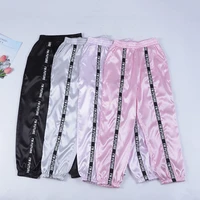 harajuku new ladies ribbon leisure loose bloomers pants casual gray sports summer hip hop pants female sweatpants joggers women
