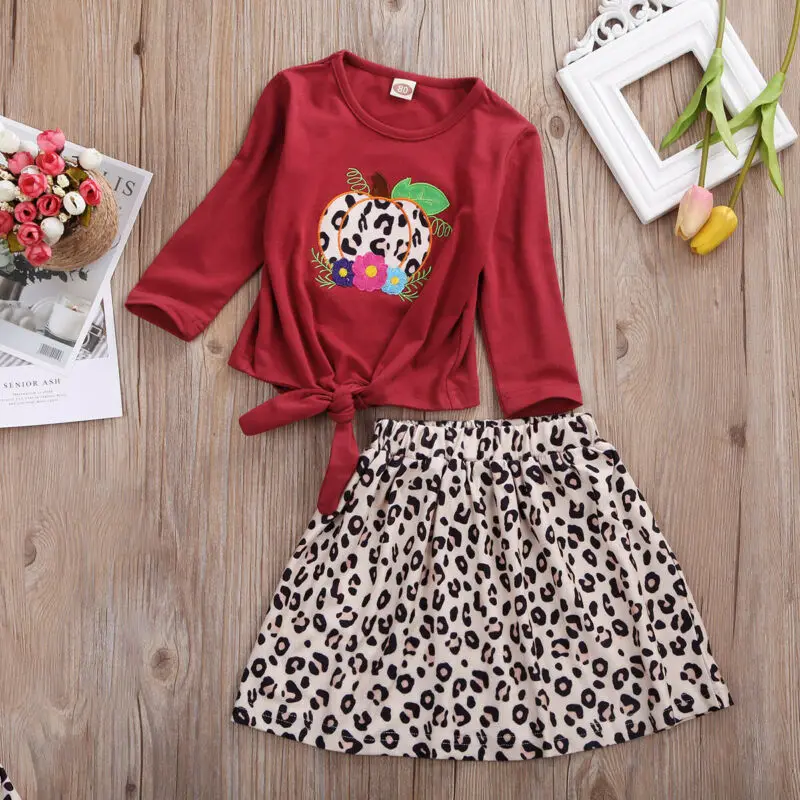 Новое поступление Детские леопардовые топы для новорожденных девочек платья с