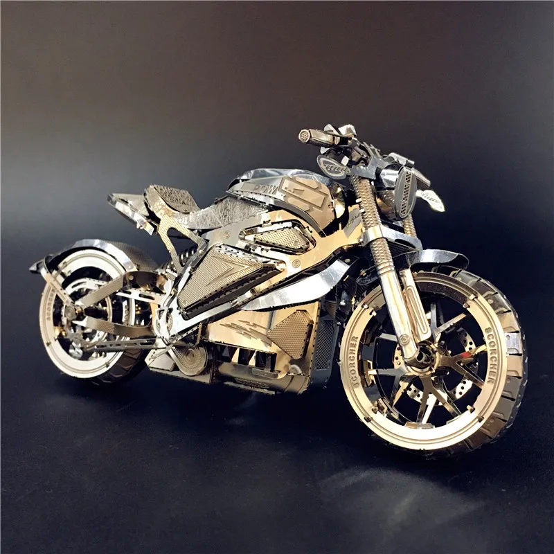 HK NANYUAN 3D металлическая модель пазла отомстить мотоцикла 1:16 DIY лазерная вырезка