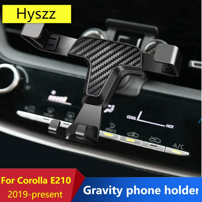 

2019 Corolla Accessories Phone Holder For Toyota Corolla E210 2019 2020 Rotational Smartphone Holder Air Vent Car Mount Holder
