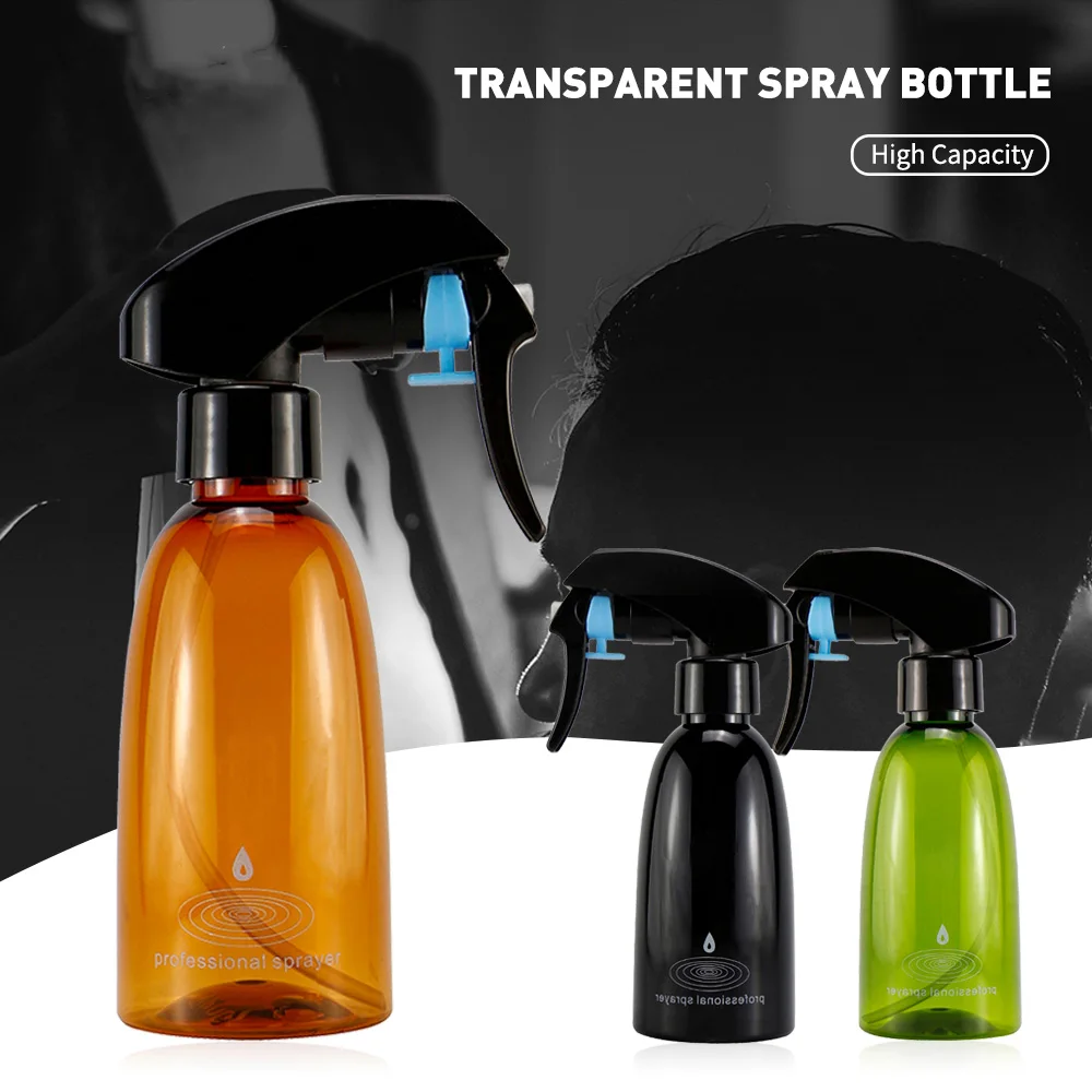 

Pro 150ML Transparent Spray Bottle Mini Hairdressing Bottle Portable Barber Tools Salon Home Dual Use Haircut Spray Bottle