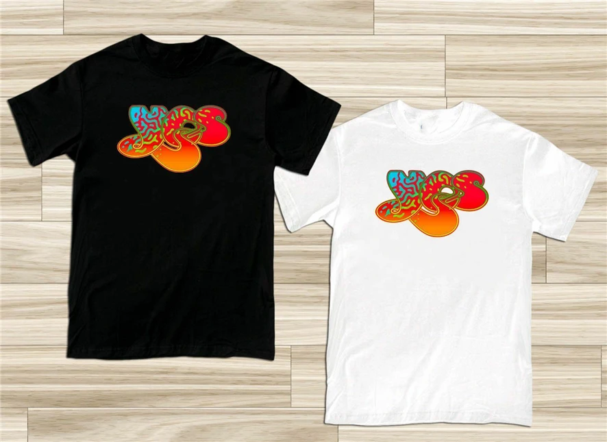 Новинка да прогрессивный рок логотип мужская бело черная рубашка США размер S Xxxl