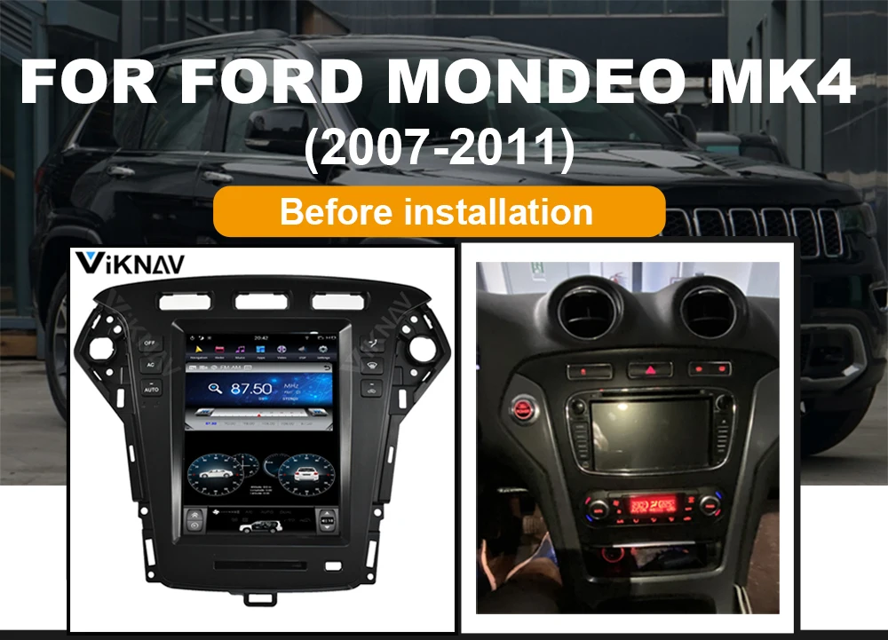 Автомагнитола для Ford Mondeo Fusion mk4 2007-2010 2011 2012 2013 Android мультимедийный плеер стерео