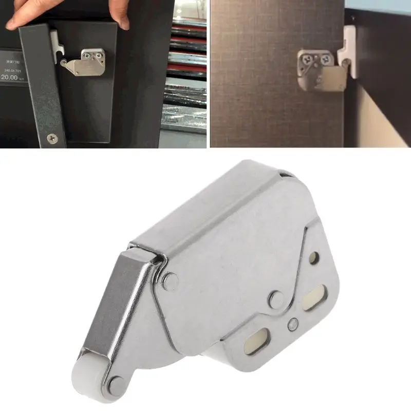 

Mini Push Catch Latch Cabinets Anti-Theft Safety Cupboard Doors With Cross Keys