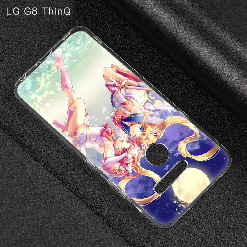 С рисунком из аниме «Сейлор Мун» силиконовый чехол для LG G5 G6 мини G7 G8 G8S V20 V30 V40 V50 ThinQ Q6 Q7 Q8 Q9 Q60 W10 W30 Aristo 2 X Мощность 2 3