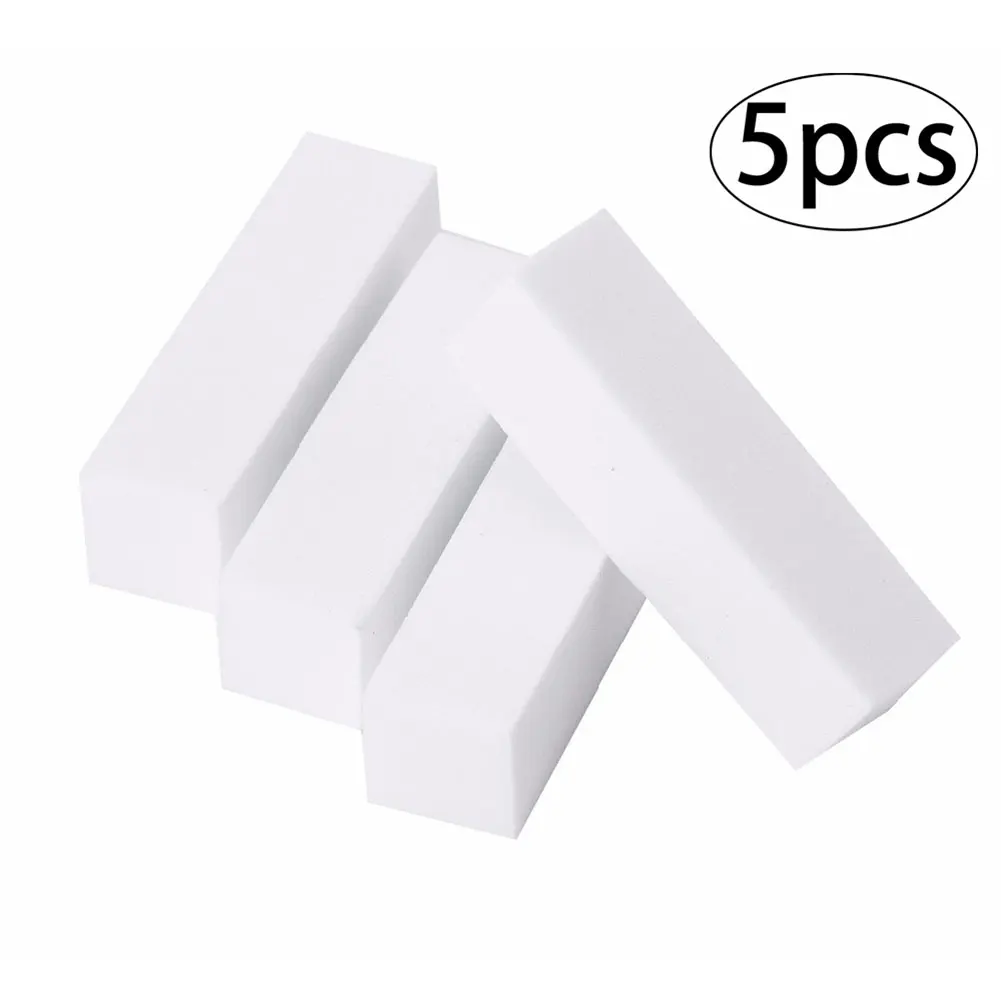 

5pcs Nail Art Buffer Block 4 Way Buffing File Durable Nail Polisher Sanding Files Professional Nail Care Manicure Nail Art Tips