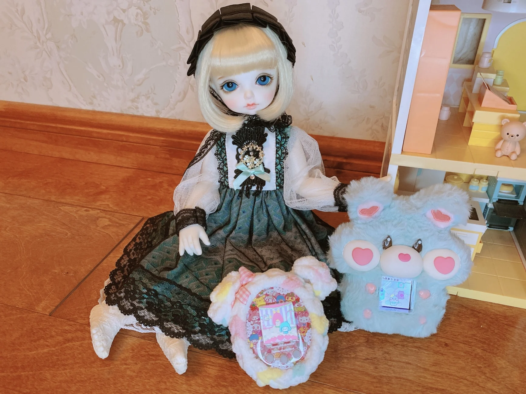 

Doll Clothes for Blyth 1/6 BJD 1/4 MSD Dolls,Mini Doll Clothes Outfits for Dolls Accessories Include Dress