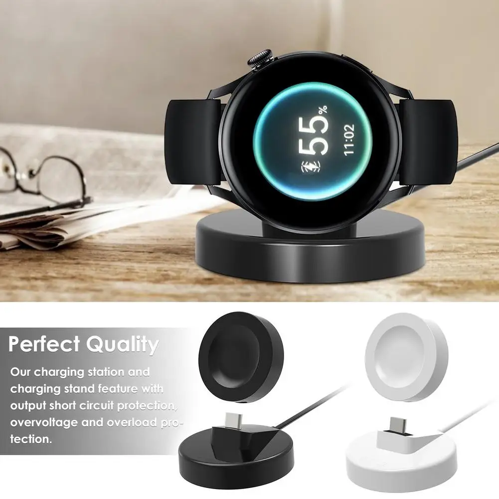 

Wireless Charging Dock Magnetic Quick Charger Accessories For Hua-wei Watch 3/watch 3 Pro/gt2 Pro/gt2 Pro Fast Wireless Chargers