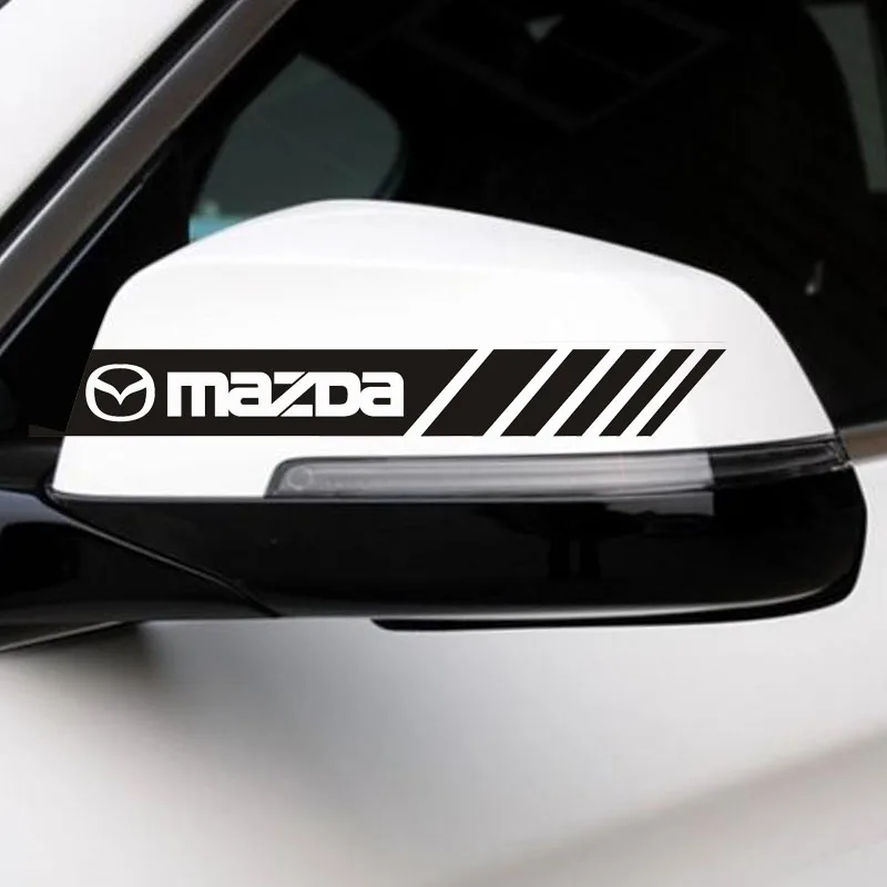 2 шт. декоративные наклейки на зеркало заднего вида для Mazda Axela 3 5 6 | Автомобили и