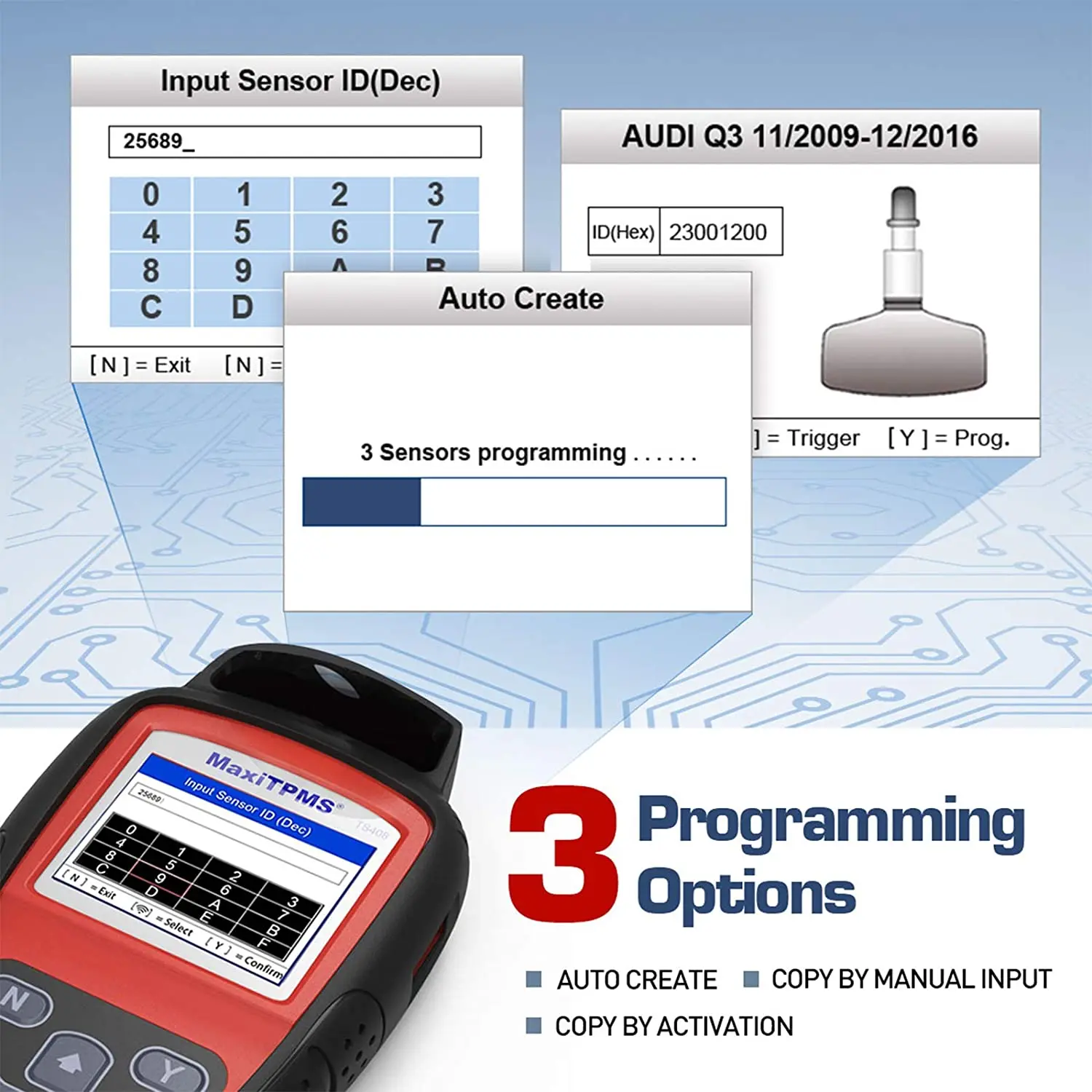 Autel MaxiTPMS TS408 TPMS инструмент для переобучения очистка активация/чтение датчиков