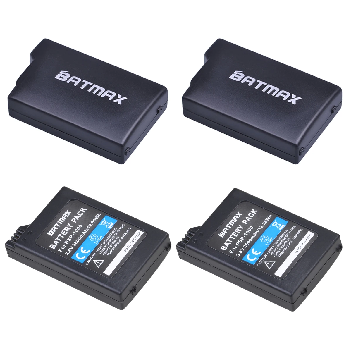 2Pcs 3600mAh PSP1000 Battery + Fast LED Charger for PSP 1000 PSP-110 Console Gamepad | Электроника