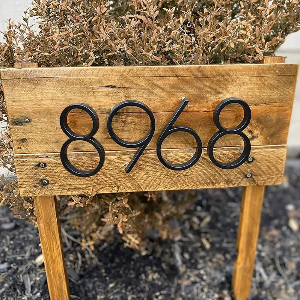 

Floating House Number Modern Mailbox Numbers For Yard Street Easy-to-Read Font Non-rusting And Premium Used In Houses Gardens