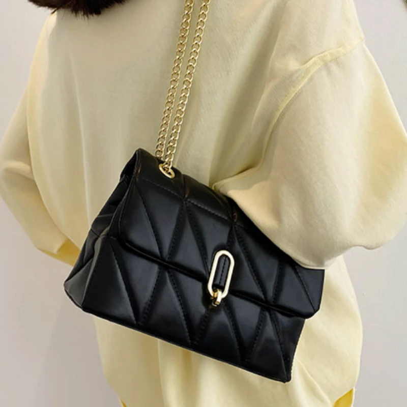 kiwi green 2022 fashion shoulder bag women leather pu quilted bag female luxury handbags women bags designer sac a main femme free global shipping
