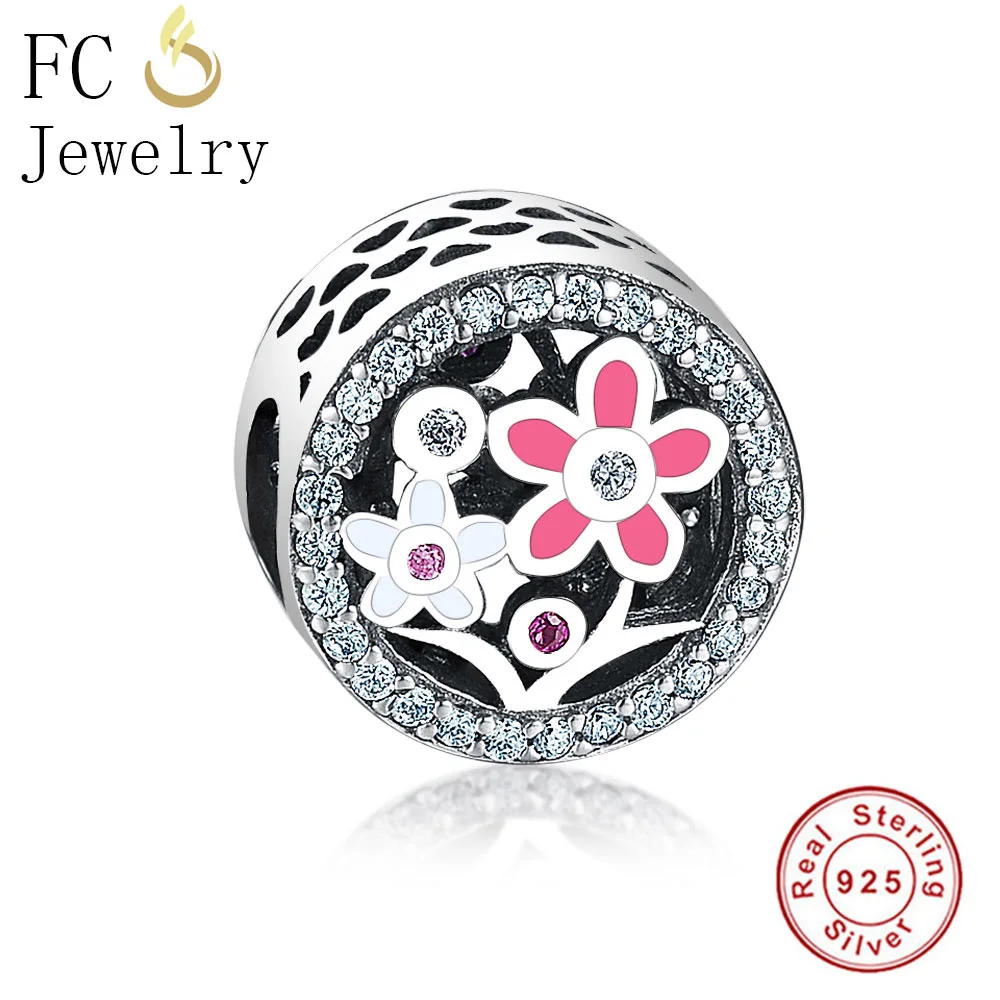 FC ювелирные изделия подходят оригинального бренда шармы браслет 925 серебро