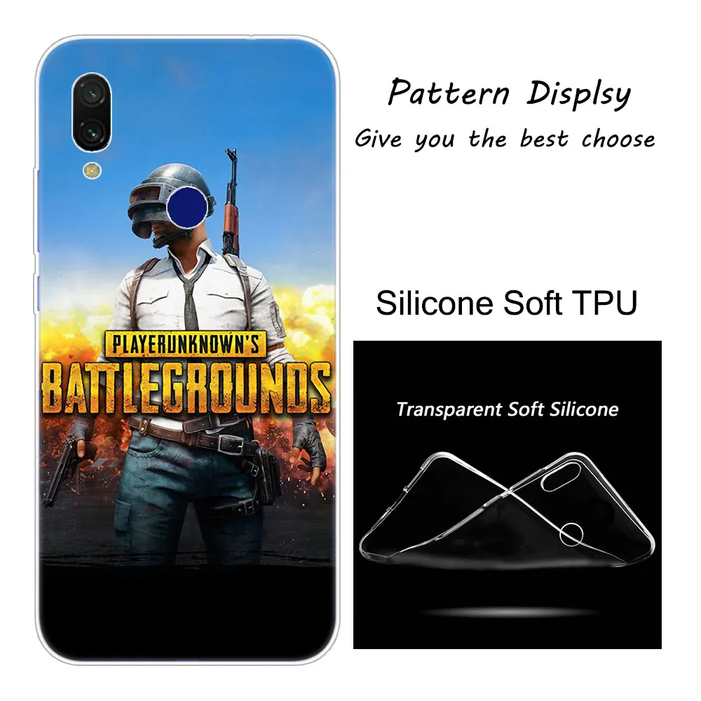 001 Горячие PUBG игры мягкий силиконовый чехол для Xiaomi Redmi K20 Pro 8 8A 7 7A 6 6A 5 Plus S2 Note 8 iPhone 7 6 Plus 5 iPad Pro 4 4X Модный чехол с принтом" - Цвет: 001