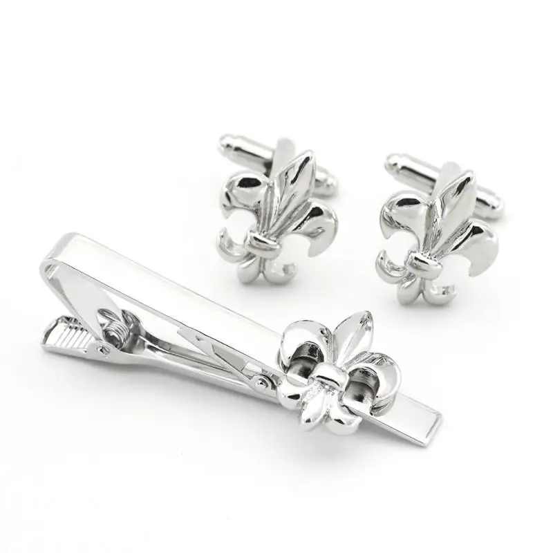 Зажим для галстука и запонки Набор Для мужчин Классика Зажимы наборы Медь зажим