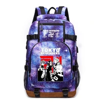 high quality anime tokyo revengers backpack cosplay women men travel bags bigd shoulder laptop bags fashiong bookbag