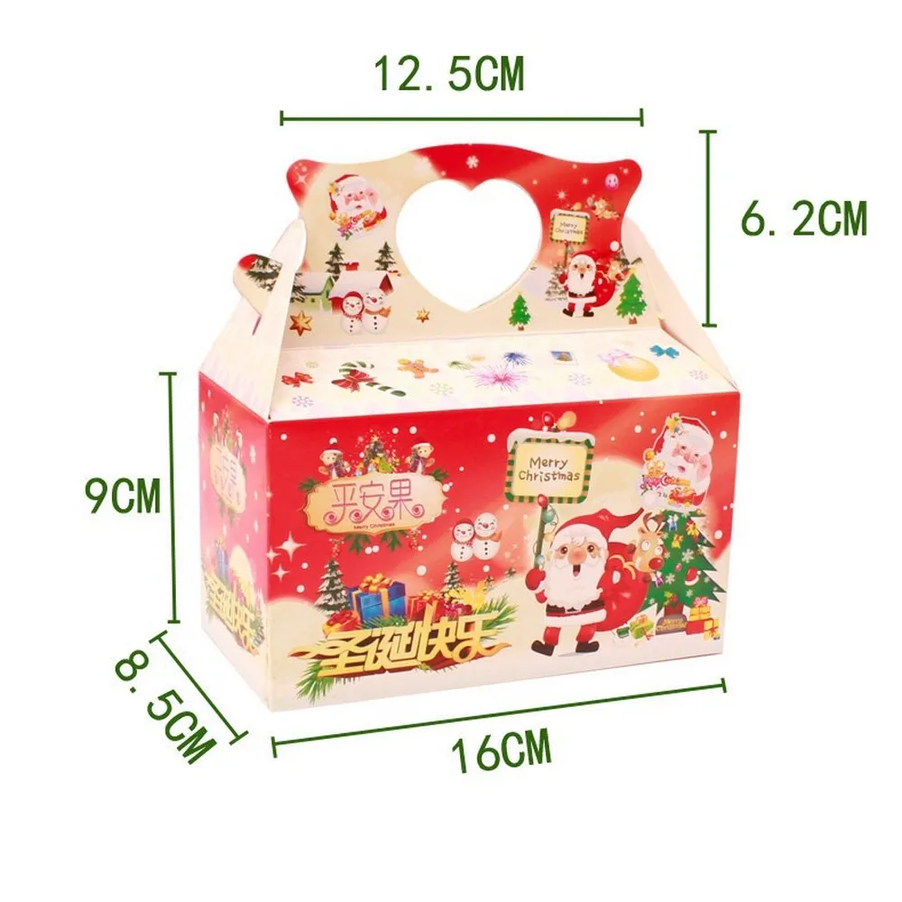 50 шт. коробка с яблоком для рождества конфет на Рождество рождественские