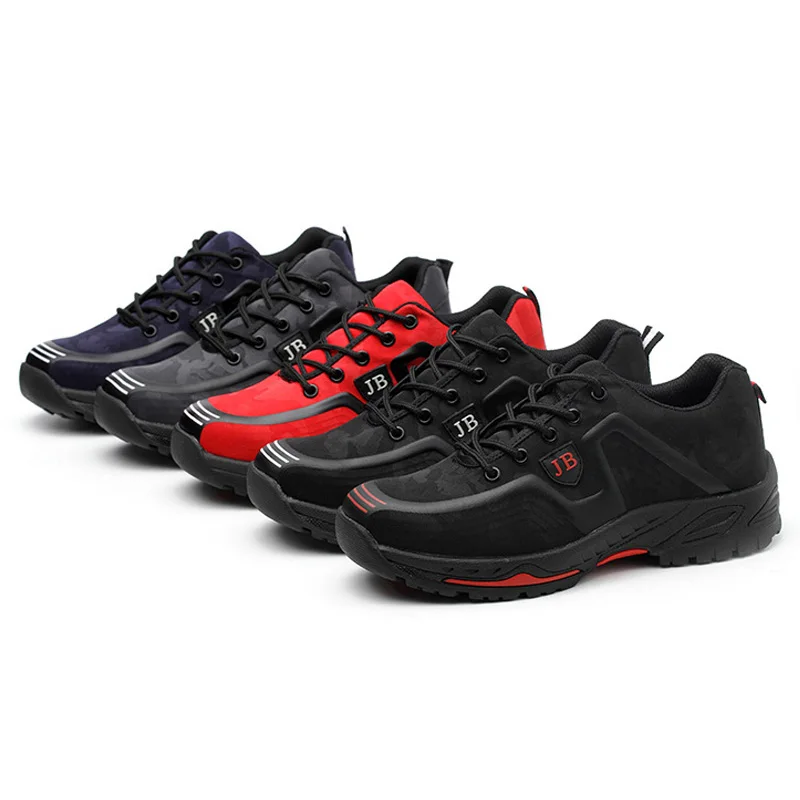 

Work Safety Shoes Men Boots Steel Toe Work Shoes Indestructible Shoes Anti-smashing Work Safety Boot Slip-on Male Shoes Adult