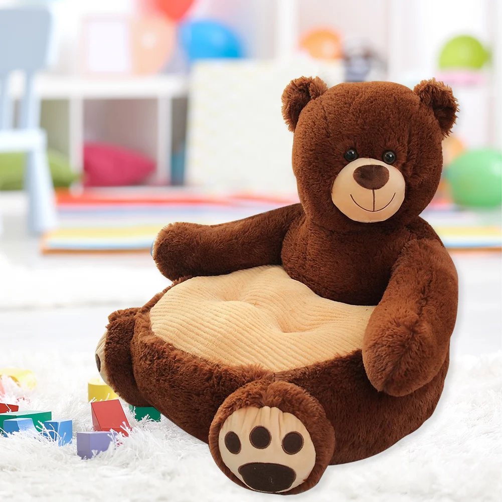 

Baby Learning To Sit Sofa Cover Crystal Velvet Chair Seat Skin No Inner