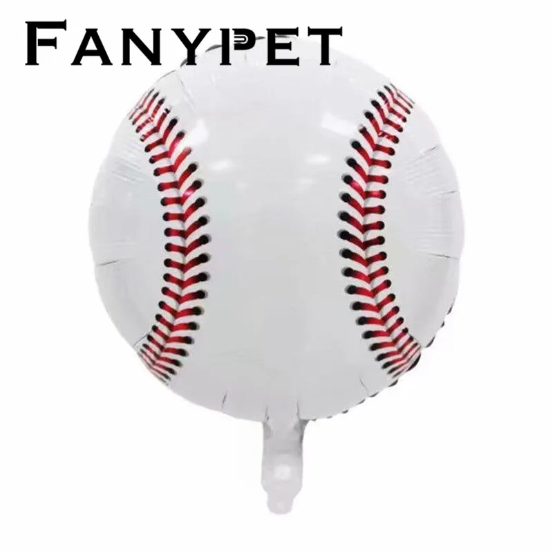 

50pcs/lot 18inch baseball Balloons Ball Game Theme Party Foil Helium Air Ballon Boys Birthday Games Toys Event Party Supplies