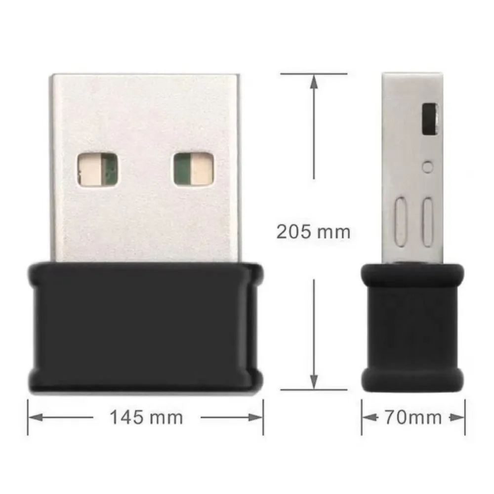 Мини USB Wi-Fi адаптер 802.11AC Dongle сетевая карта 1200 Мбит/с 2 4G и 5G двухдиапазонный