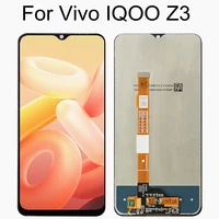6 58 lcd for vivo iqoo z3 lcd display screen touch sensor digitizer assembly for vivo v2073a display replacement
