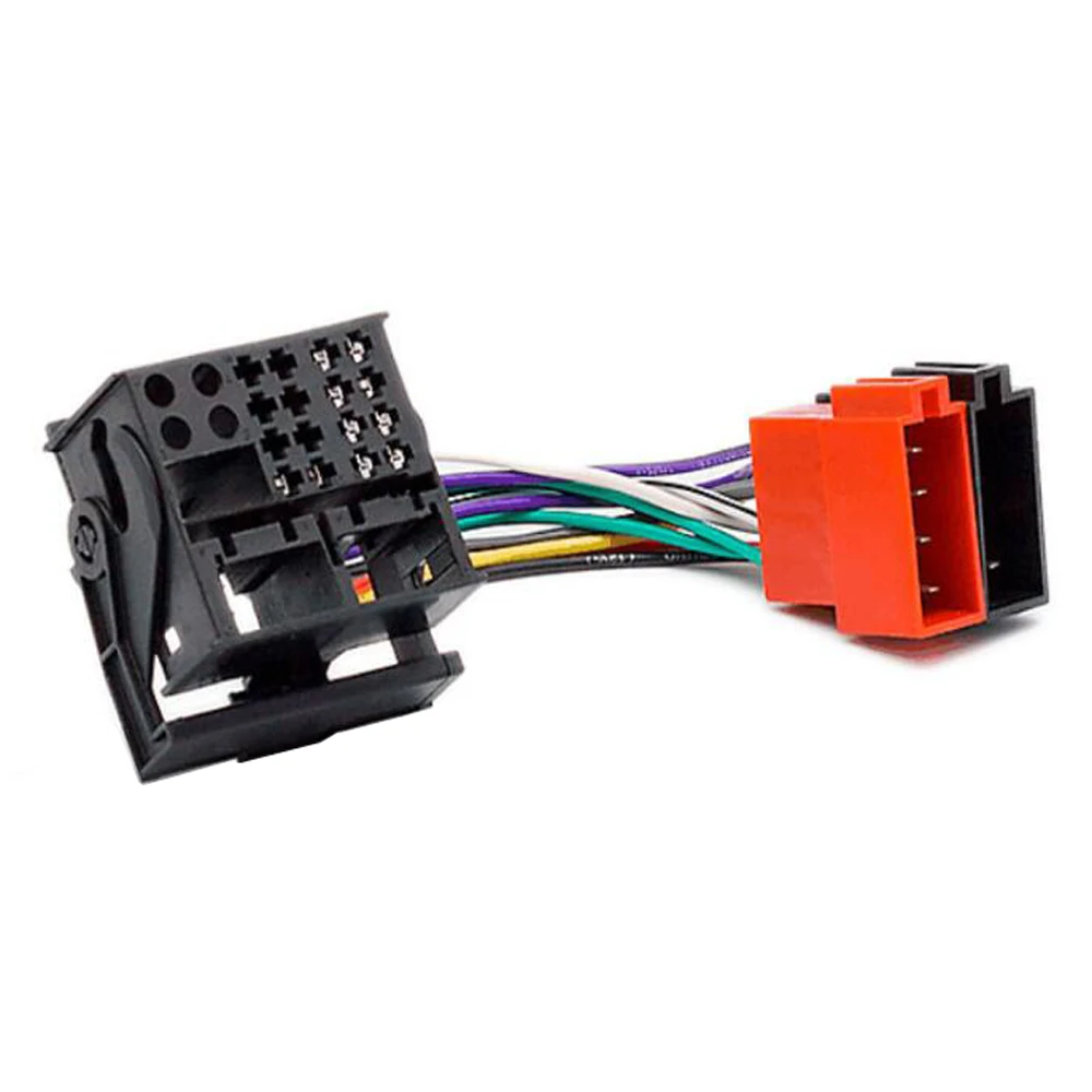 Автомобильный радиоприемник переходник с гнездом ISO для vw RCD200 RCD300 RCD310 RCD510 Golf Passat