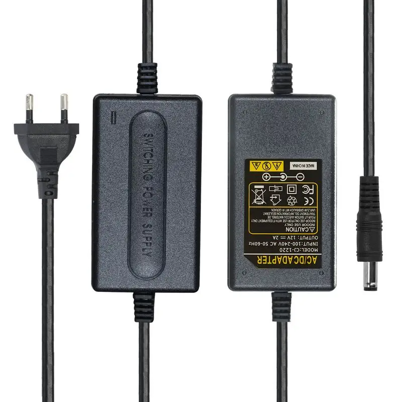 12 вольт импульсный источник питания для камеры видеонаблюдения AC 220V к DC V 2A