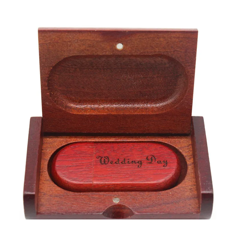 Usb флешка с логотипом TEXT ME wooden + box 4 ГБ 8 16 32 64 ГБ|usb flash drive 4gb|flash driveusb |