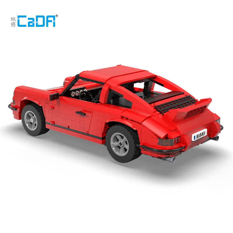 

911 Retro Sports Car Racing Car 1:12.5 High Tech Toys MOC 61045 Electric Remote Control Building Blocks Bricks Mechanical Toys