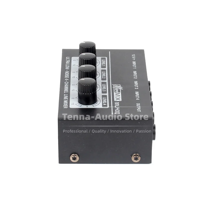 4-канальный аудиомиксер для гитары комбайнер басов смешивающая консоль звуковой