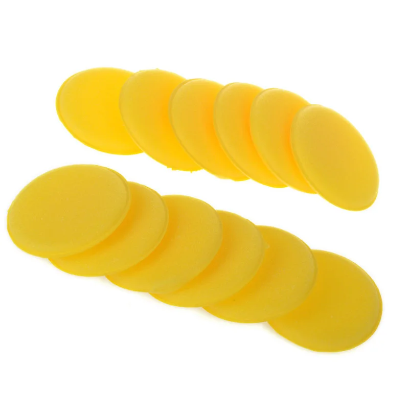 

24pcs/set Car Waxing Polishing Sponge Pad Round Tool Buffing Foam Cleaning