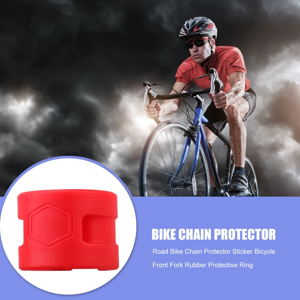 

Frame Cover Guard Bicycle Riding Parts Bicycle Front Fork Anti-Collision Chain Protector Stickers Ring Cycling Parts