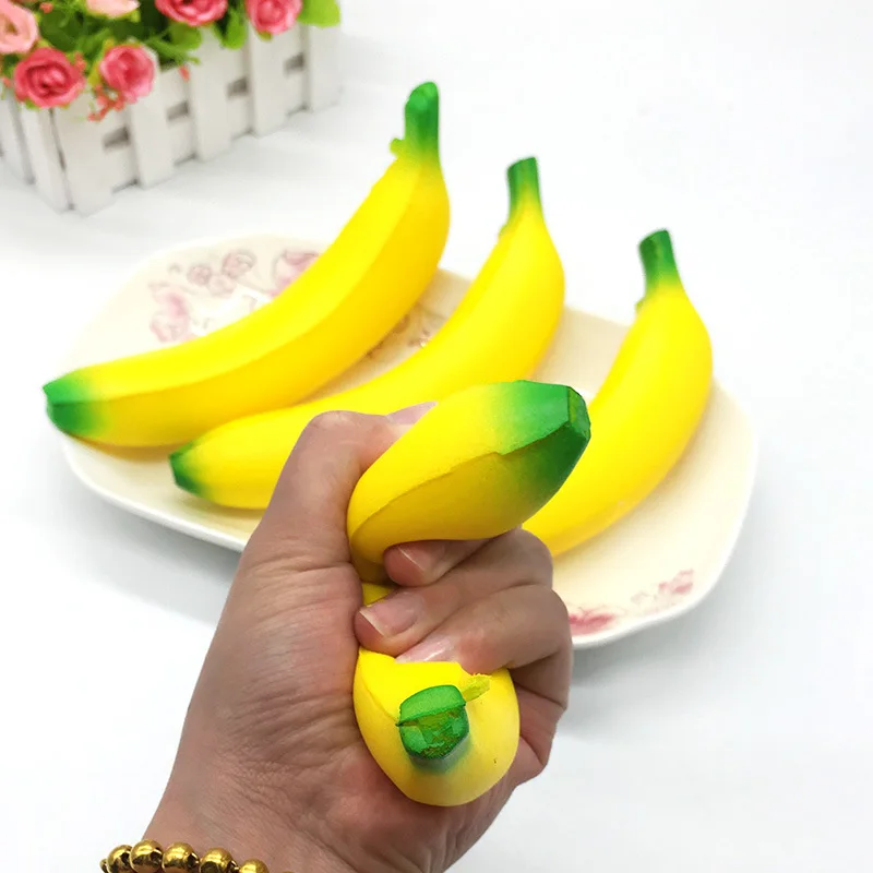 

1Pc Squeeze Banana Antistress Toys for Children Slow Rebound Decompression Funny Toy Adult Kid Anti Stress Soft Slow Rising Toys