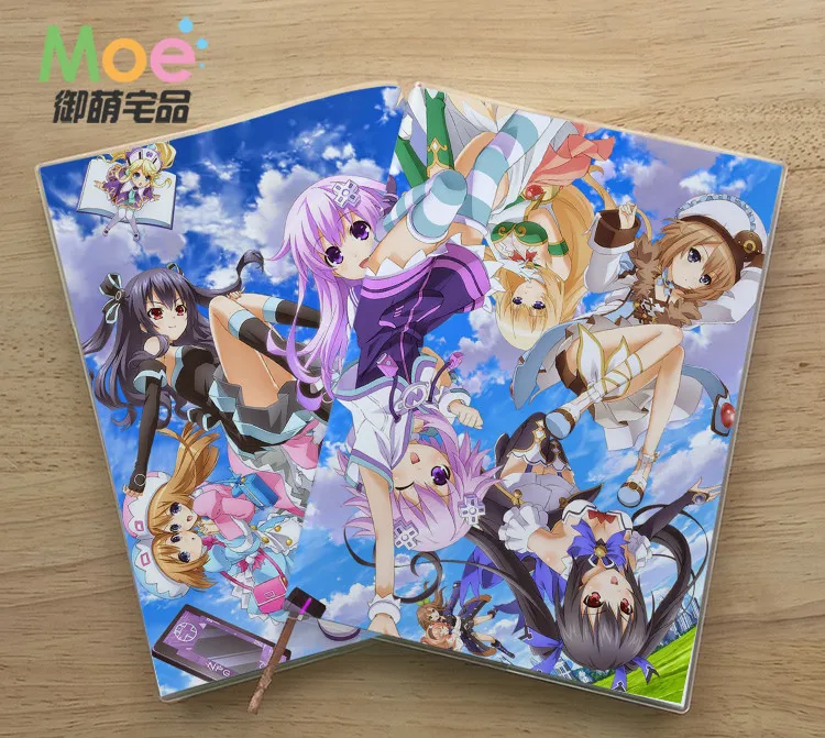 

Блокнот для записей, аниме, гиперизмерение, нептуния, нуар, блокнот для письма, деликатная защита глаз, записная книжка-дневник подарок