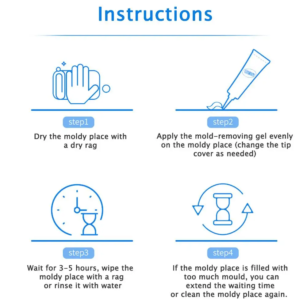 

Household Chemical Miracle Deep Down Wall Mold Mildew Remover Cleaner Caulk Gel Mold Remover Gel Contains Chemical Free Wood